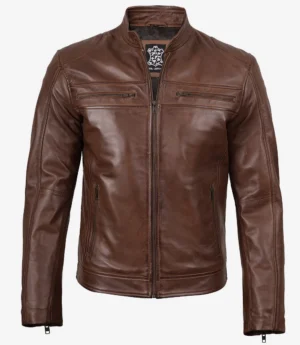 Lambskin Biker Leather Jacket